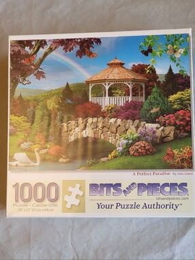New/Sealed Bits and Pieces 1000-Piece Puzzle - A Perfect Paradise